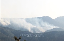 Yên Bái: Huy động hàng trăm người chữa cháy rừng ở huyện Mù Cang Chải