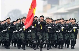 Tổng duyệt lần thứ nhất cho Lễ kỷ niệm 50 năm truyền thống lực lượng Cảnh sát cơ động