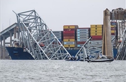 Vụ sập cầu ở Mỹ: Mở một tuyến kênh mới dẫn đến cảng Baltimore