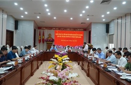 Đoàn công tác Tiểu ban Văn kiện Đại hội XIV làm việc tại Kiên Giang