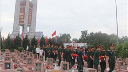 Truy điệu, an táng 87 hài cốt liệt sĩ quân tình nguyện, chuyên gia Việt Nam hy sinh tại Lào