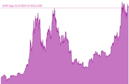 Bitcoin lấy lại mức giá trên 68.000 USD/BTC