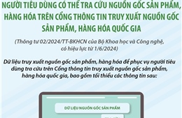 Người tiêu dùng có thể tra cứu nguồn gốc sản phẩm, hàng hóa