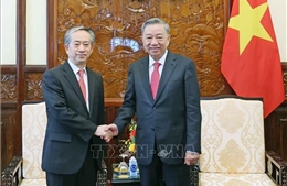 Chủ tịch nước Tô Lâm tiếp Đại sứ Trung Quốc Hùng Ba