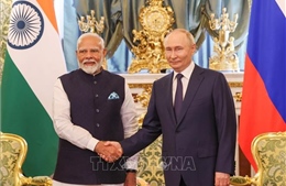 Lãnh đạo Nga, Ấn Độ ra tuyên bố chung về phát triển chiến lược