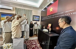 Đại sứ quán Việt Nam tại Sri Lanka và Bangladesh long trọng tổ chức lễ viếng Tổng Bí thư Nguyễn Phú Trọng