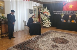 Đại sứ quán Việt Nam tại Iran tổ chức trọng thể lễ viếng Tổng Bí thư Nguyễn Phú Trọng