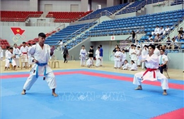 Trên 600 vận động viên thi đấu tại Giải vô địch các Câu lạc bộ Karate Hà Nam mở rộng 