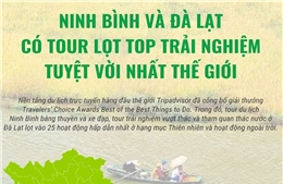 Ninh Bình, Đà Lạt có tour lọt top trải nghiệm tuyệt vời nhất thế giới