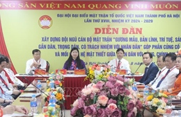 Xây dựng đội ngũ cán bộ Mặt trận gần dân, trọng dân, có trách nhiệm với nhân dân