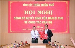 Ông Phạm Đức Tiến giữ chức Phó Bí thư Tỉnh ủy Thừa Thiên - Huế