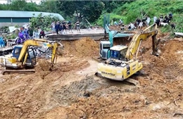 Vụ sạt lở tại Hà Giang: Tìm thấy thêm một nạn nhân nam, còn 2 người mất tích