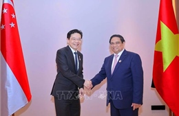 Thủ tướng Phạm Minh Chính và Thủ tướng Singapore họp thường niên lần đầu tiên