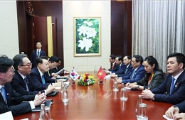 Thủ tướng Phạm Minh Chính hội kiến Tổng thống Hàn Quốc Yoon Suk Yeol