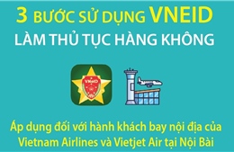 3 bước sử dụng VNeID làm thủ tục hàng không