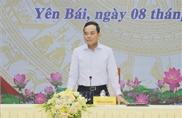 Đoàn công tác của Bộ Chính trị làm việc với Ban Thường vụ Tỉnh ủy Yên Bái, Lào Cai