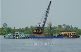 Cung ứng hơn 8 triệu m3 cát cho công trình trọng điểm ở Đồng Tháp