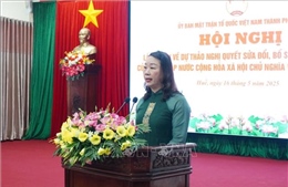 Góp ý sửa đổi Hiến pháp: Tạo cơ sở thực hiện tinh gọn tổ chức bộ máy