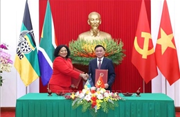 Việt Nam - Nam Phi gìn giữ và phát huy quan hệ giữa hai Đảng cầm quyền
