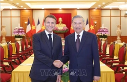 Tổng Bí thư Tô Lâm tiếp Tổng thống Pháp Emmanuel Macron