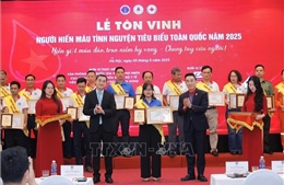 Lễ tôn vinh người hiến máu tình nguyện tiêu biểu toàn quốc năm 2025