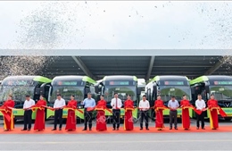 Hà Nội: Đưa vào vận hành tuyến xe buýt điện kết nối nội thành với Đông Anh