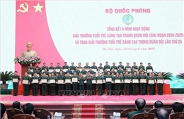 Tuyên dương các tập thể, cá nhân xuất sắc tham gia Giải thưởng Tuổi trẻ sáng tạo trong Quân đội