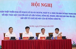 Thực hiện đồng bộ chủ trương tinh gọn bộ máy với chuyển đổi số liên thông, đồng bộ