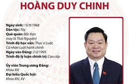 Ủy viên Trung ương Đảng, Ủy viên Ủy ban Thường vụ Quốc hội khóa XV Hoàng Duy Chinh