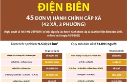 Thông tin chi tiết sắp xếp các đơn vị hành chính cấp xã của tỉnh Điện Biên