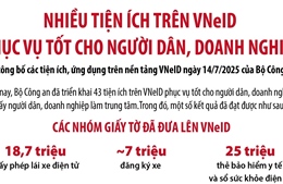Nhiều tiện ích trên VneID phục vụ tốt cho người dân, doanh nghiệp