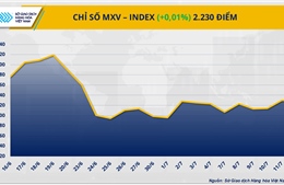 Chỉ số MXV-Index giằng co quanh mức 2.230 điểm
