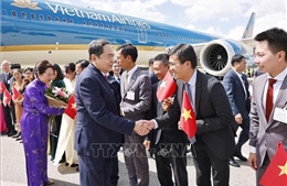 Chủ tịch Quốc hội đến Thụy Sĩ, bắt đầu tham dự Hội nghị các Chủ tịch Quốc hội thế giới lần thứ 6