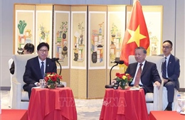 Tổng Bí thư Tô Lâm tiếp Thị trưởng thành phố Busan (Hàn Quốc)