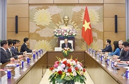Chủ tịch Quốc hội Trần Thanh Mẫn tiếp Đoàn Ban Thanh niên Đảng Dân chủ Tự do Nhật Bản