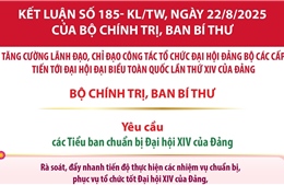 Nhiệm vụ của Tiểu ban chuẩn bị Đại hội XIV của Đảng, Học viện Chính trị quốc gia Hồ Chí Minh, Ban Tổ chức Trung ương, UBKT Trung ương, Văn phòng Trung ương Đảng