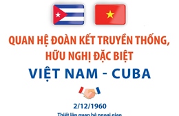 Quan hệ đoàn kết truyền thống, hữu nghị đặc biệt Việt Nam - Cuba