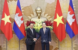Chủ tịch Quốc hội Trần Thanh Mẫn hội kiến Chủ tịch Đảng Nhân dân Campuchia, Chủ tịch Thượng viện Campuchia Hun Sen