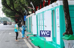 Hà Nội sẵn sàng vận hành 705 nhà vệ sinh lưu động và dã chiến cho ngày đại lễ