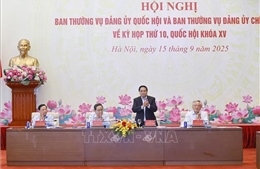 Hội nghị Ban Thường vụ Đảng ủy Quốc hội và Ban Thường vụ Đảng ủy Chính phủ chuẩn bị Kỳ họp thứ 10