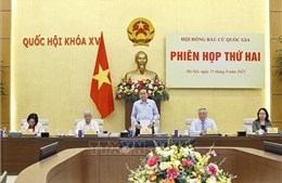Chủ tịch Quốc hội Trần Thanh Mẫn chủ trì Phiên họp thứ hai Hội đồng Bầu cử quốc gia
