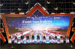 Ninh Bình khánh thành, gắn biển các dự án, công trình quan trọng