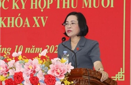 Phó Chủ tịch Quốc hội Nguyễn Thị Thanh tiếp xúc cử tri Ninh Bình