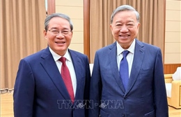 Tổng Bí thư Tô Lâm gặp Thủ tướng Quốc vụ viện Trung Quốc Lý Cường