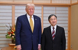 Tổng thống Mỹ Donald Trump yết kiến Nhật hoàng Naruhito