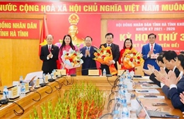 Bầu các chức danh lãnh đạo mới của HĐND và UBND tỉnh Hà Tĩnh