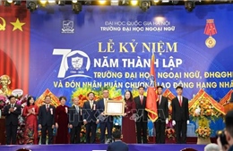 Lễ kỷ niệm 70 năm thành lập Trường Đại học Ngoại ngữ - Đại học Quốc gia Hà Nội