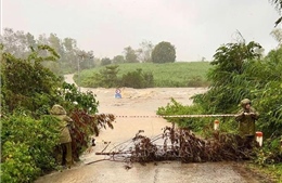 Mưa lớn gây ngập lụt tại một số tuyến quốc lộ, tỉnh lộ ở Đắk Lắk