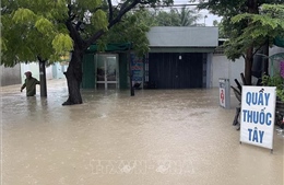 Nhiều địa phương ở phía Nam Khánh Hòa ngập sâu do mưa lũ
