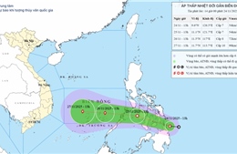 Cảnh báo gió mạnh, sóng cao trên Biển Đông do tác động của áp thấp nhiệt đới